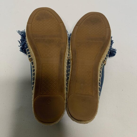 Tory Burch denim espadrilles with - Picture 8 of 8